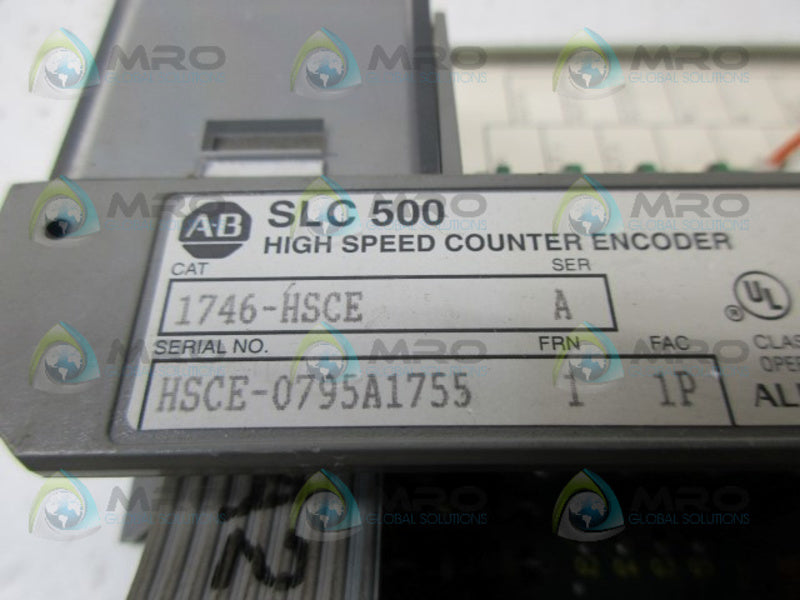 ALLEN BRADLEY 1746-HSCE SER. A F/W 1  UNMP