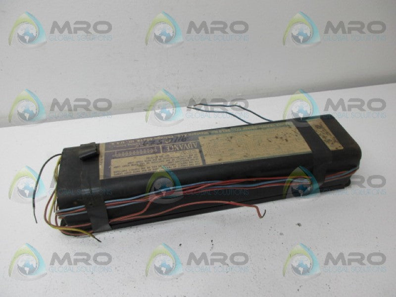 ADVANCE TRANSFORMER RC-2S102 RAPID START BALLAST UNMP