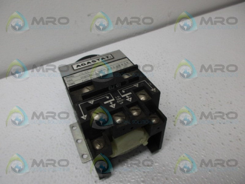 AGASTAT 7012EI TIME DELAY RELAY 6-60 MIN. UNMP