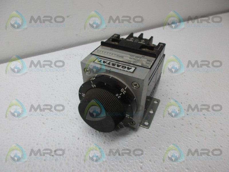 AGASTAT 7012EI TIME DELAY RELAY 6-60 MIN. UNMP