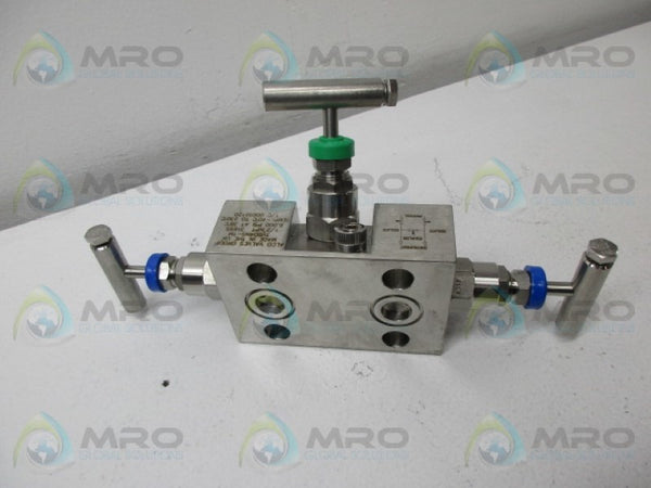 ALCO VALVES 3VBD4NS-TM VALVE MANIFOLD NSNP