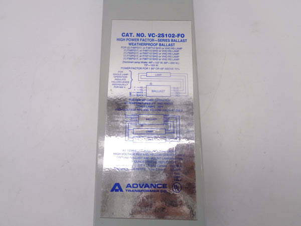 ADVANCE VC-2C102-F0 NSNP