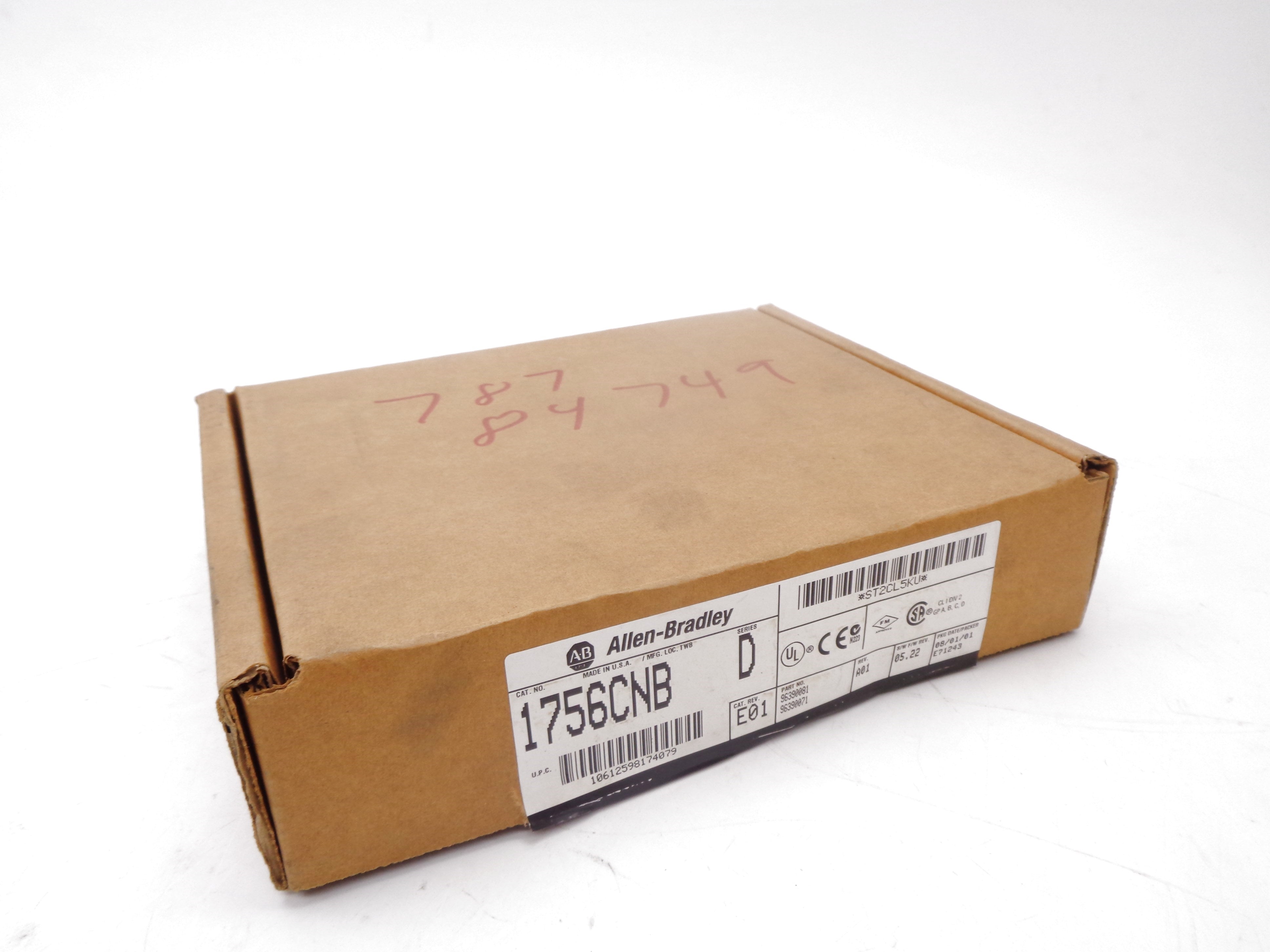 ALLEN BRADLEY 1756-CNB SER. D F/W 5.38.40 NSMP `