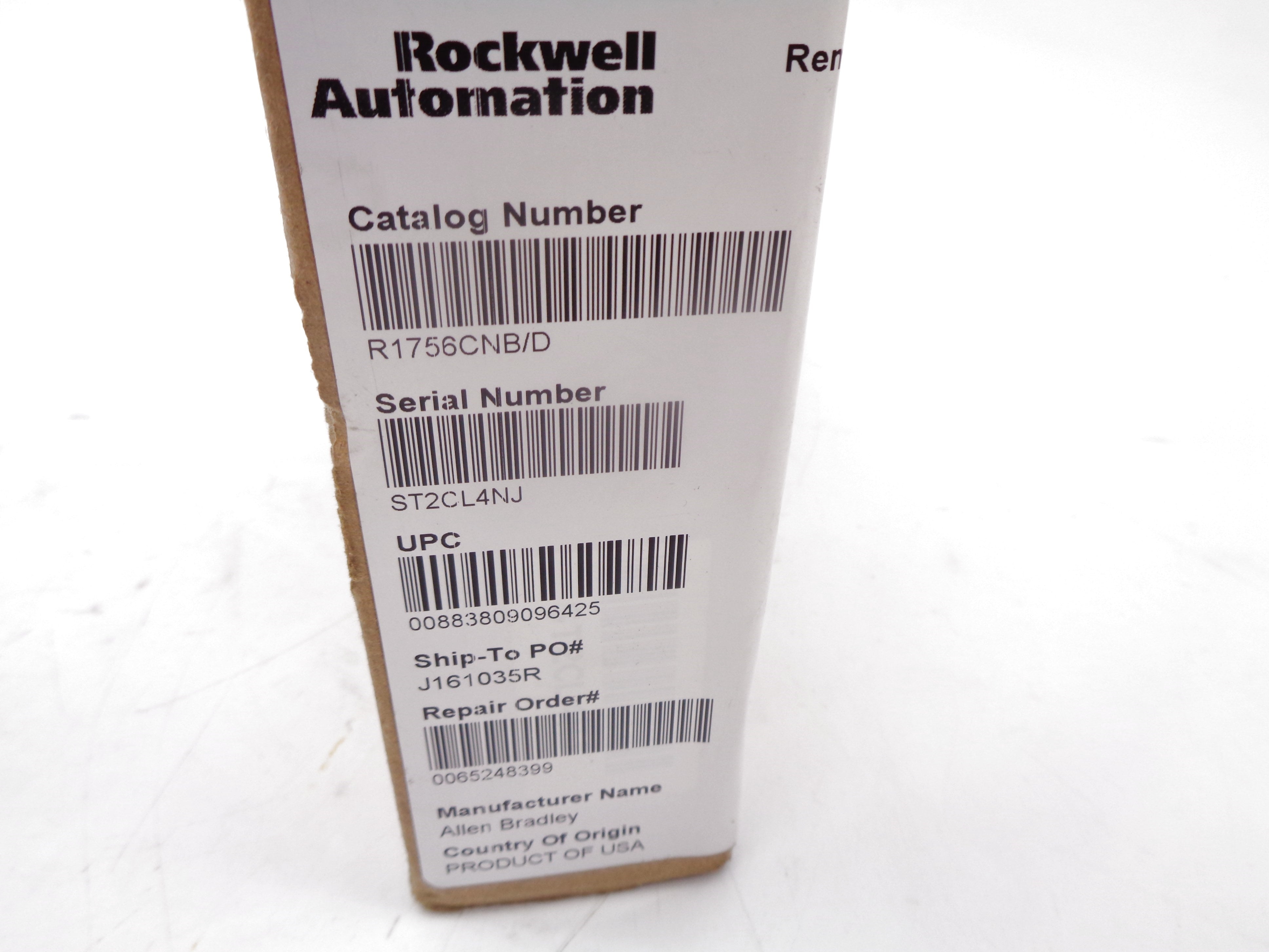 ALLEN BRADLEY 1756-CNB SER. D REMAN