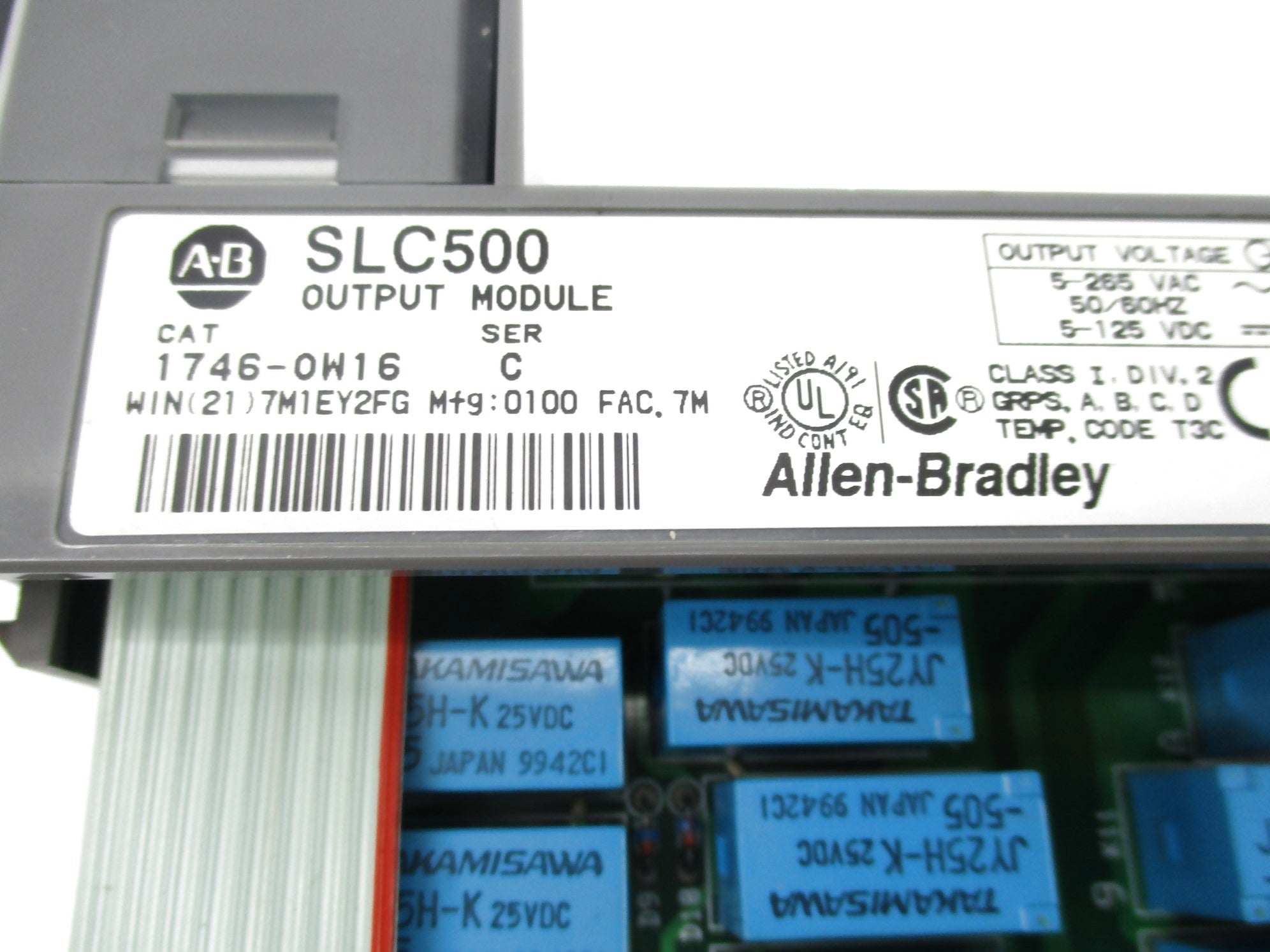 ALLEN BRADLEY 1746-OW16 SER. C (AS PICTURED) NSNP