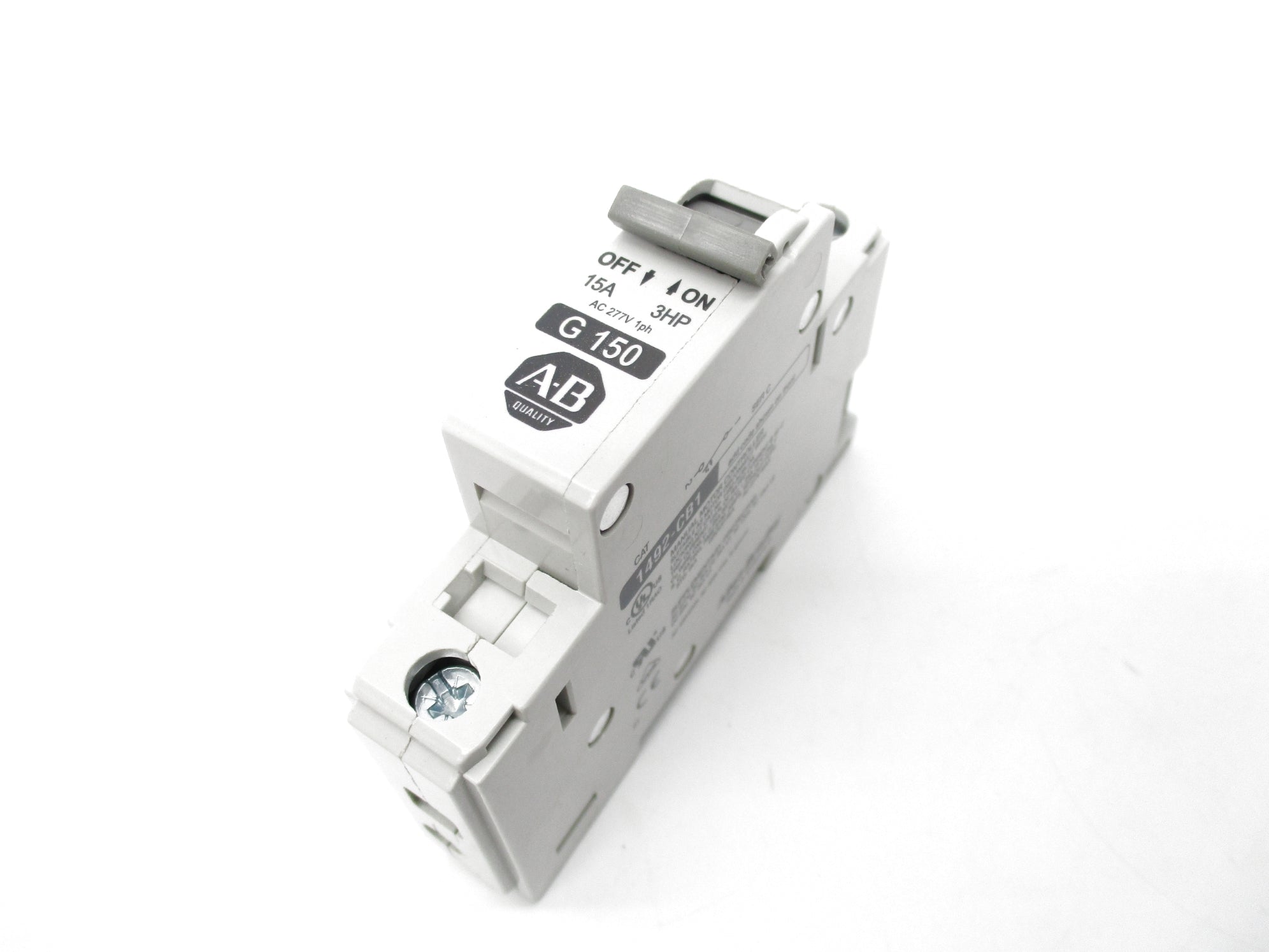 ALLEN BRADLEY 1492-CB1G150 SER. C 15A 277VAC NSMP