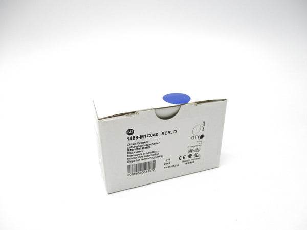 ALLEN BRADLEY 1489-M1C040 SER. D 277V 4A NSMP