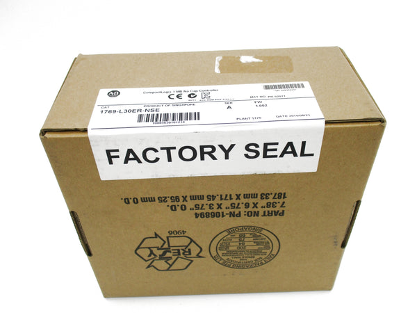 ALLEN BRADLEY 1769-L30ER-NSE SER. A F/W 1.002 DATE: 2014 NSFS