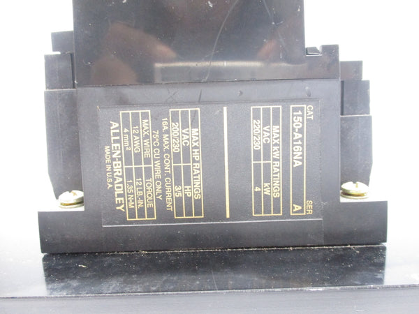 ALLEN BRADLEY 150-A16NA SER. A NSNP