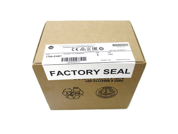 ALLEN BRADLEY 1768-ENBT SER. A F/W 4.005 DATE: 2017 NSFS