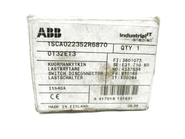 ABB OT32ET3 NSMP