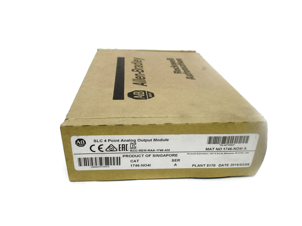 ALLEN BRADLEY 1746-NO4I SER. A DATE: 2016 NSFS