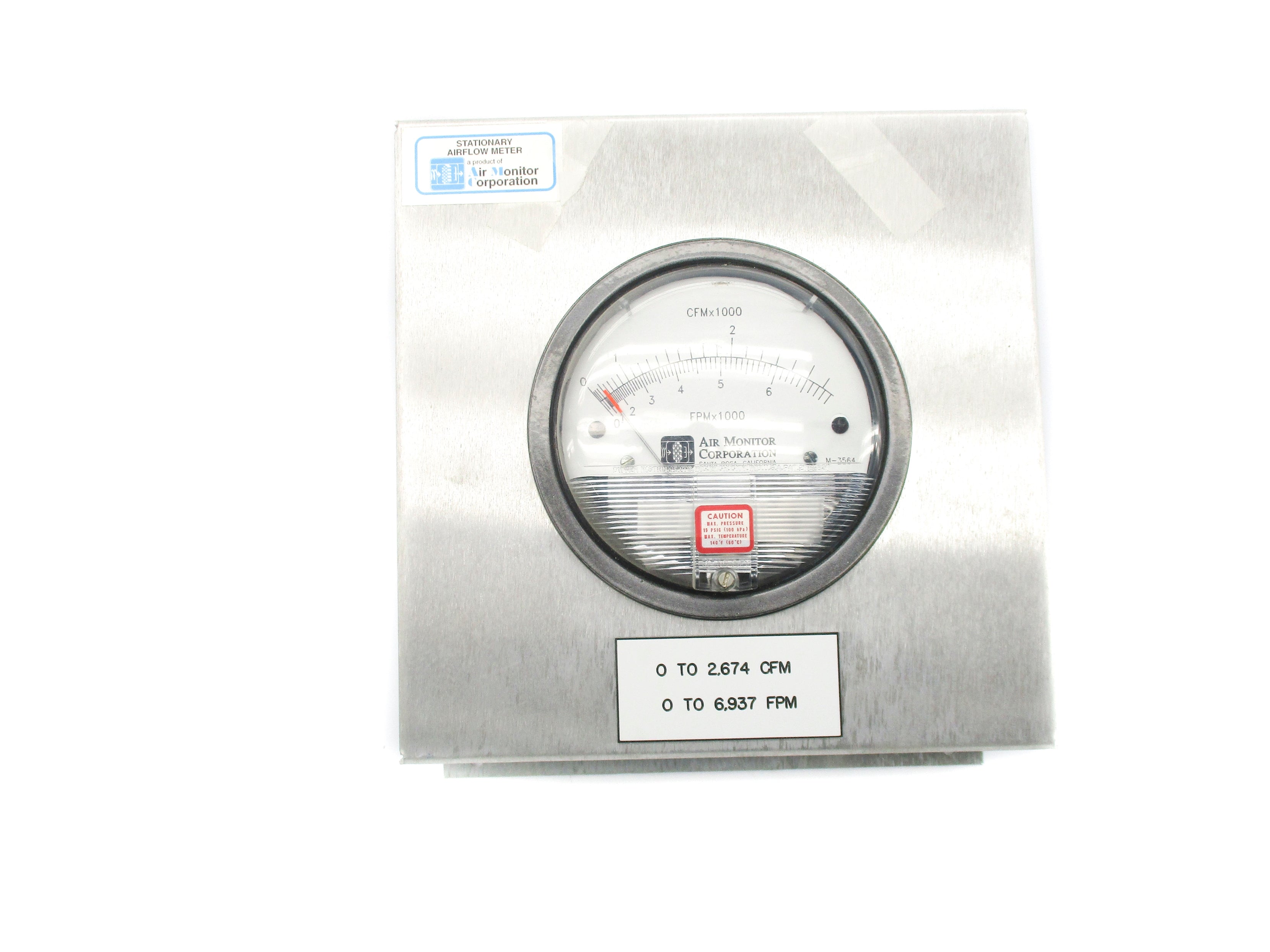 AIR MONITOR M3564 0-2.674CFM NSNP