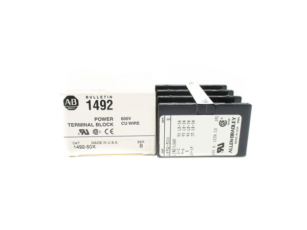 ALLEN BRADLEY 1492-50X SER. B 600V 115A (WH) NSMP