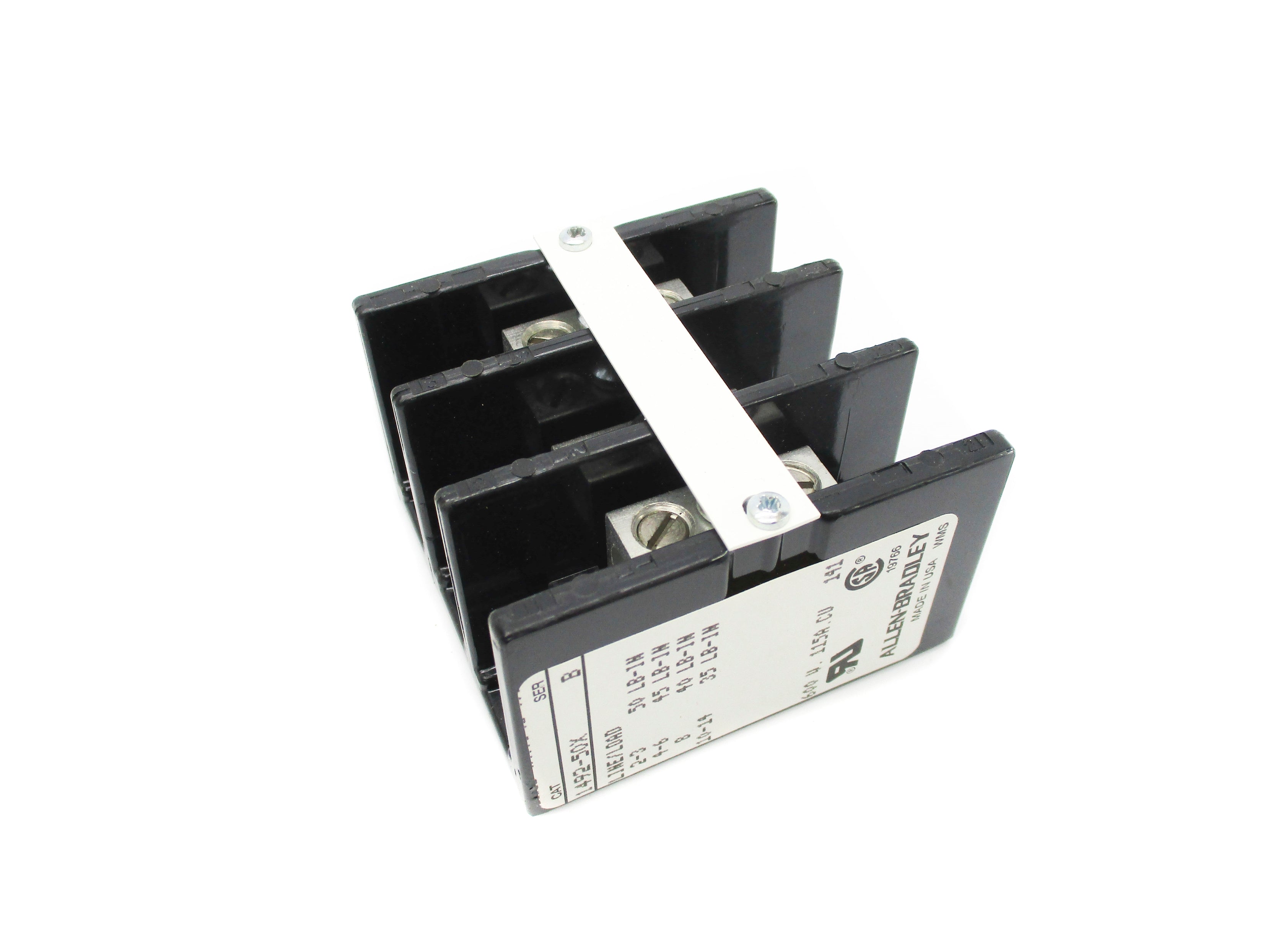 ALLEN BRADLEY 1492-50X SER. B 600V 115A (WH) NSMP