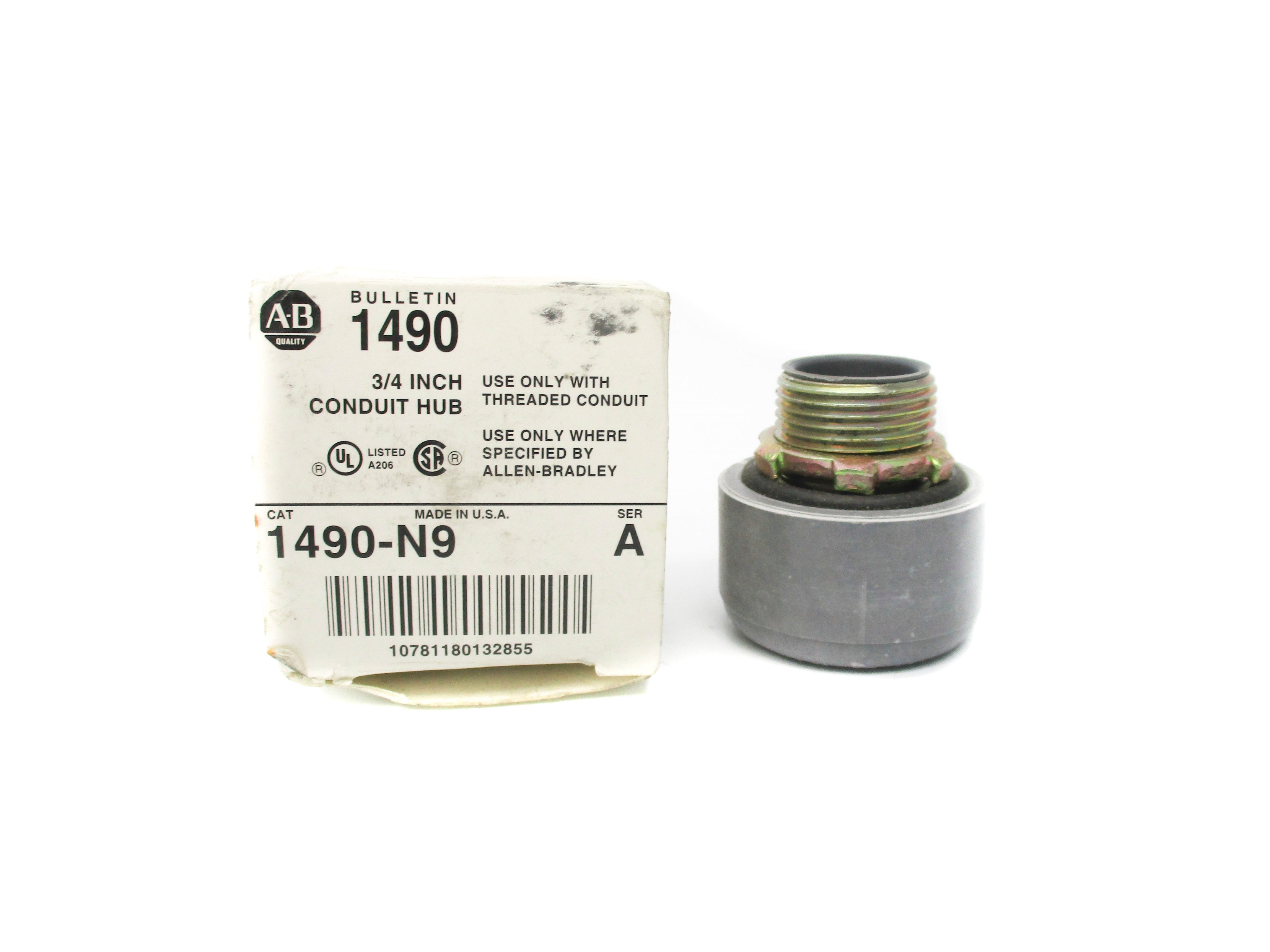 ALLEN BRADLEY 1490-N9 SER. A 3/4" (WH) NSMP