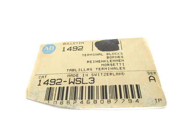 ALLEN BRADLEY 1492-WSL3 SER. A NSNP