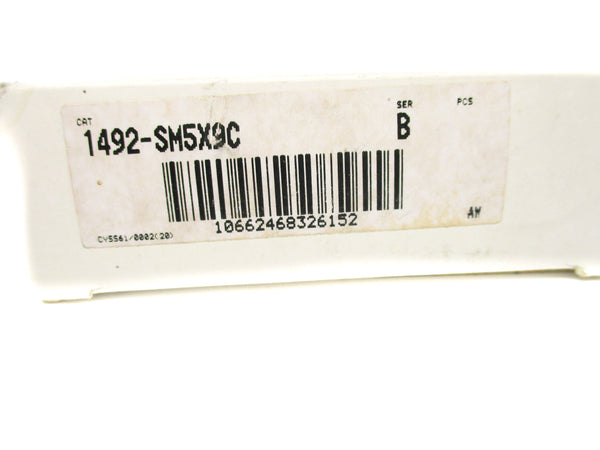 ALLEN BRADLEY 1492-SM5X9C SER. B (PKG OF 5) (WH) NSMP