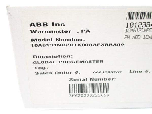ABB 10A6131NB2B1X00AAEXBBA09 250PSIG NSMP