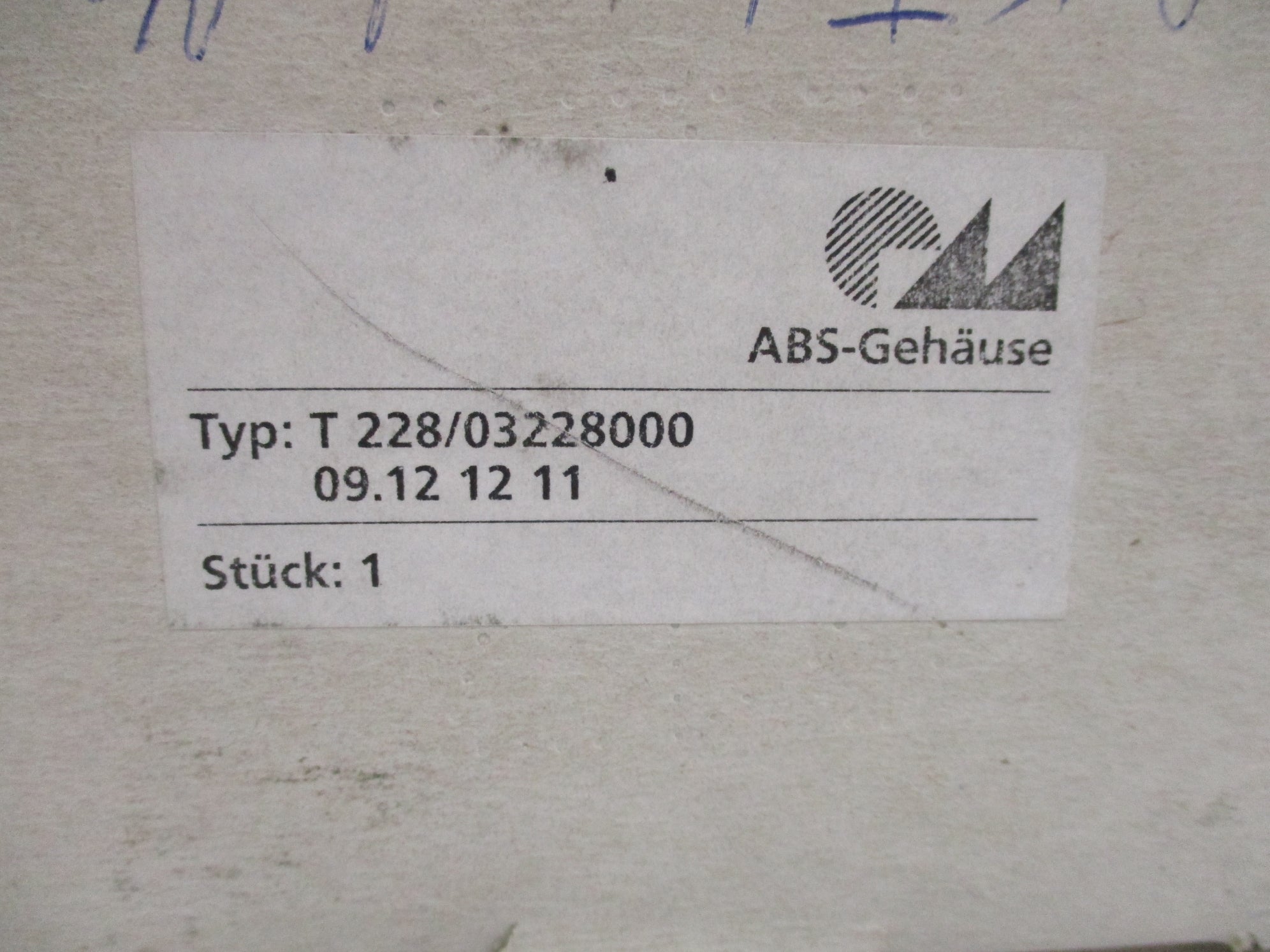 ABS-GEHAUSE T228/03228000 NSMP