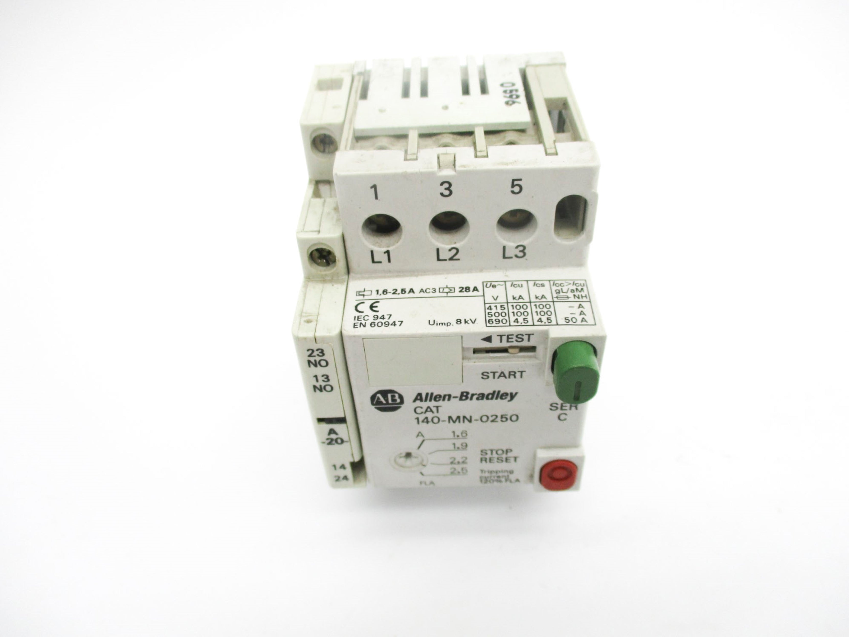 ALLEN BRADLEY 140-MN-0250 SER. C 600V 1.6-2.5A (AS PICTURED) NSNP