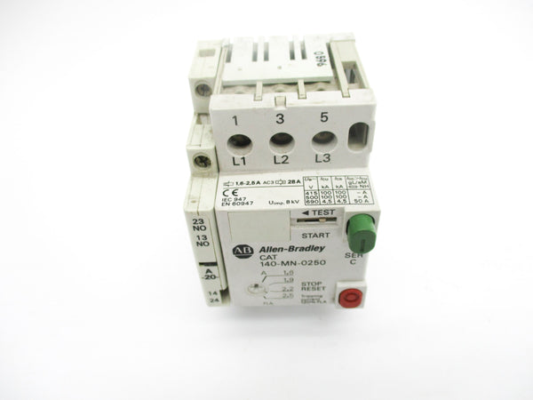 ALLEN BRADLEY 140-MN-0250 SER. C 600V 1.6-2.5A (AS PICTURED) NSNP
