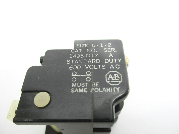 ALLEN BRADLEY 1495-N12 SER. A UNMP