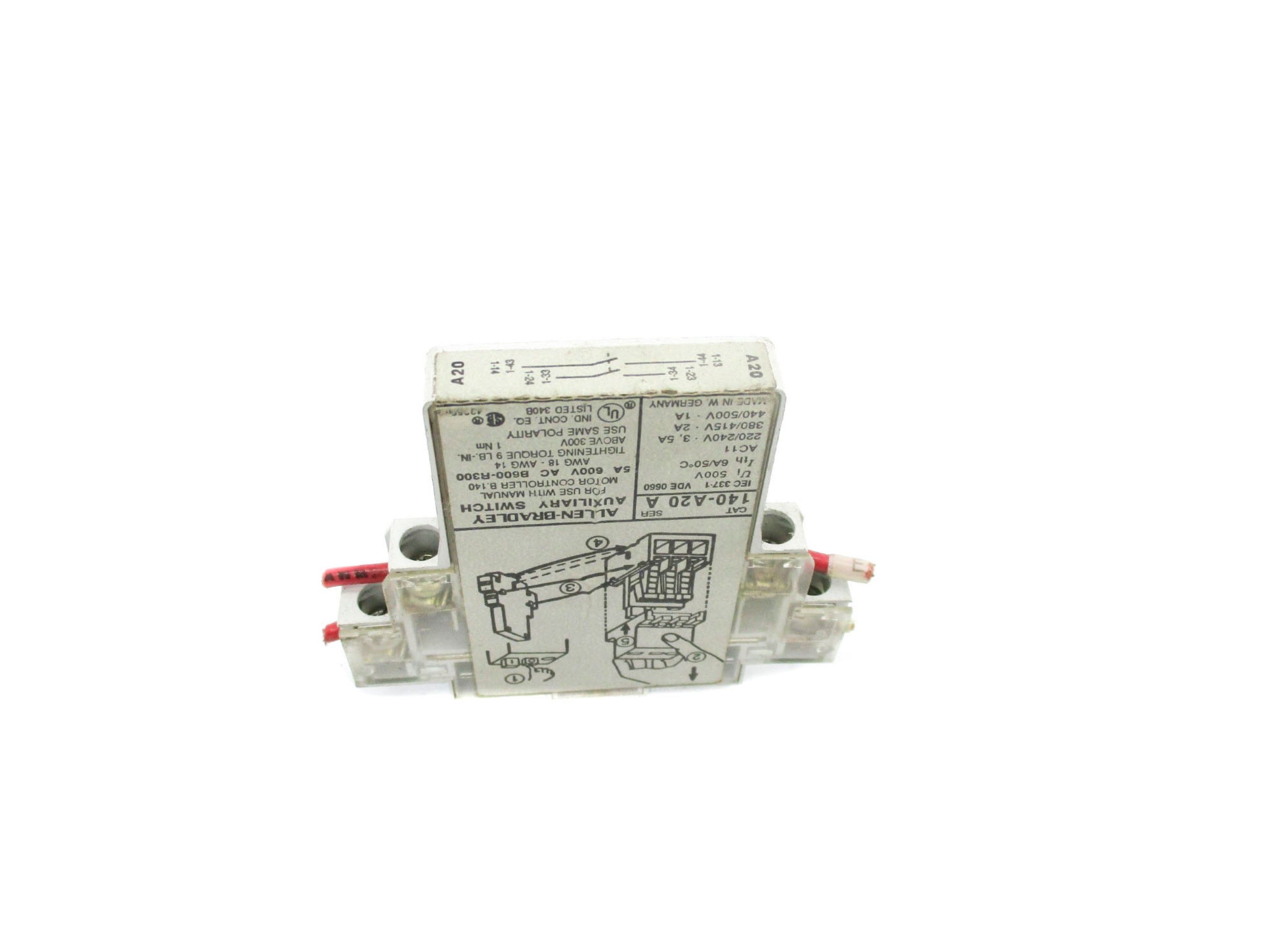 ALLEN BRADLEY 140-A20 SER. A UNMP