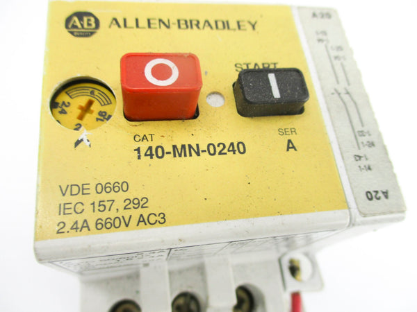 ALLEN BRADLEY 140-MN-0240 SER. A (AS PICTURED) UNMP