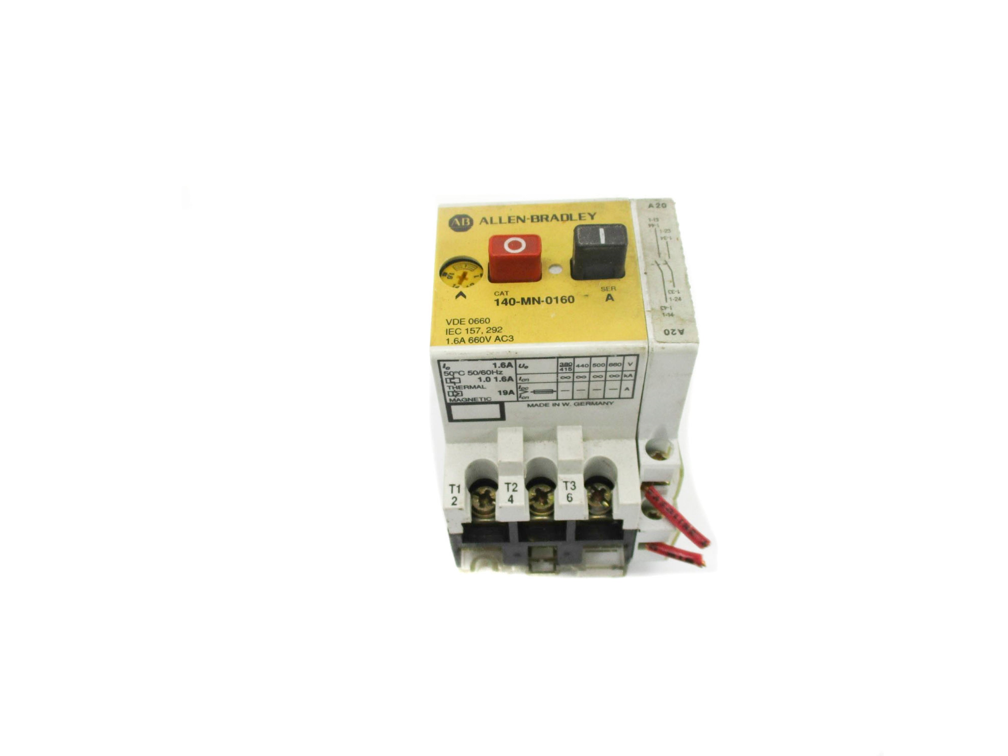 ALLEN BRADLEY 140-MN-0160 SER. A (AS PICTURED 1) UNMP