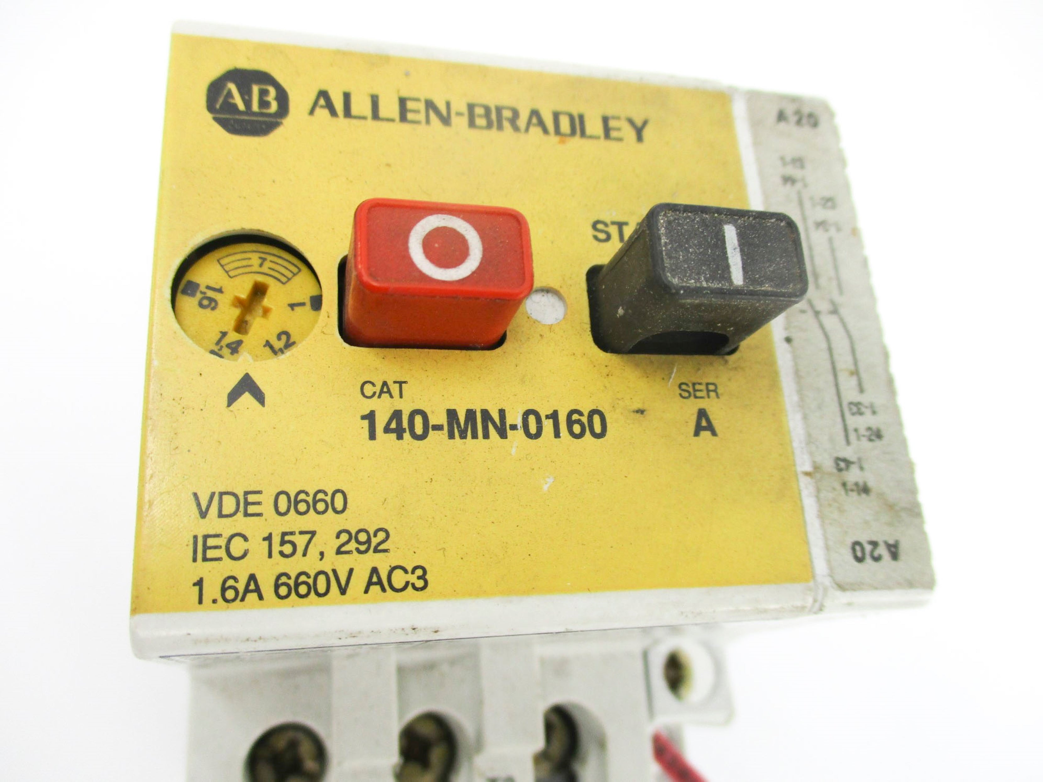 ALLEN BRADLEY 140-MN-0160 SER. A (AS PICTURED 1) UNMP