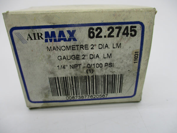 AIR MAX 62.2745 0-100PSI NSMP
