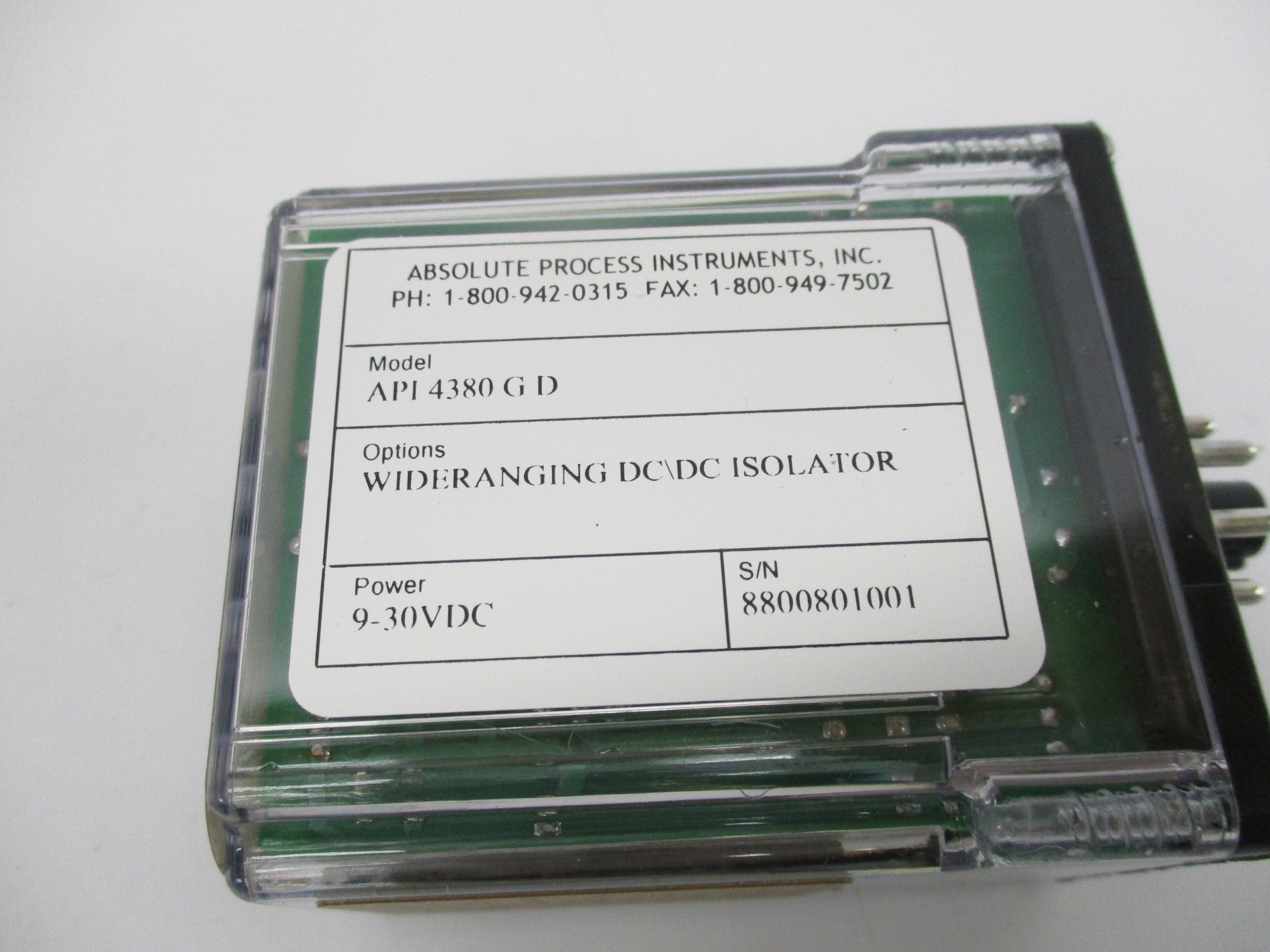 ABSOLUTE PROCESS API4380GD UNMP