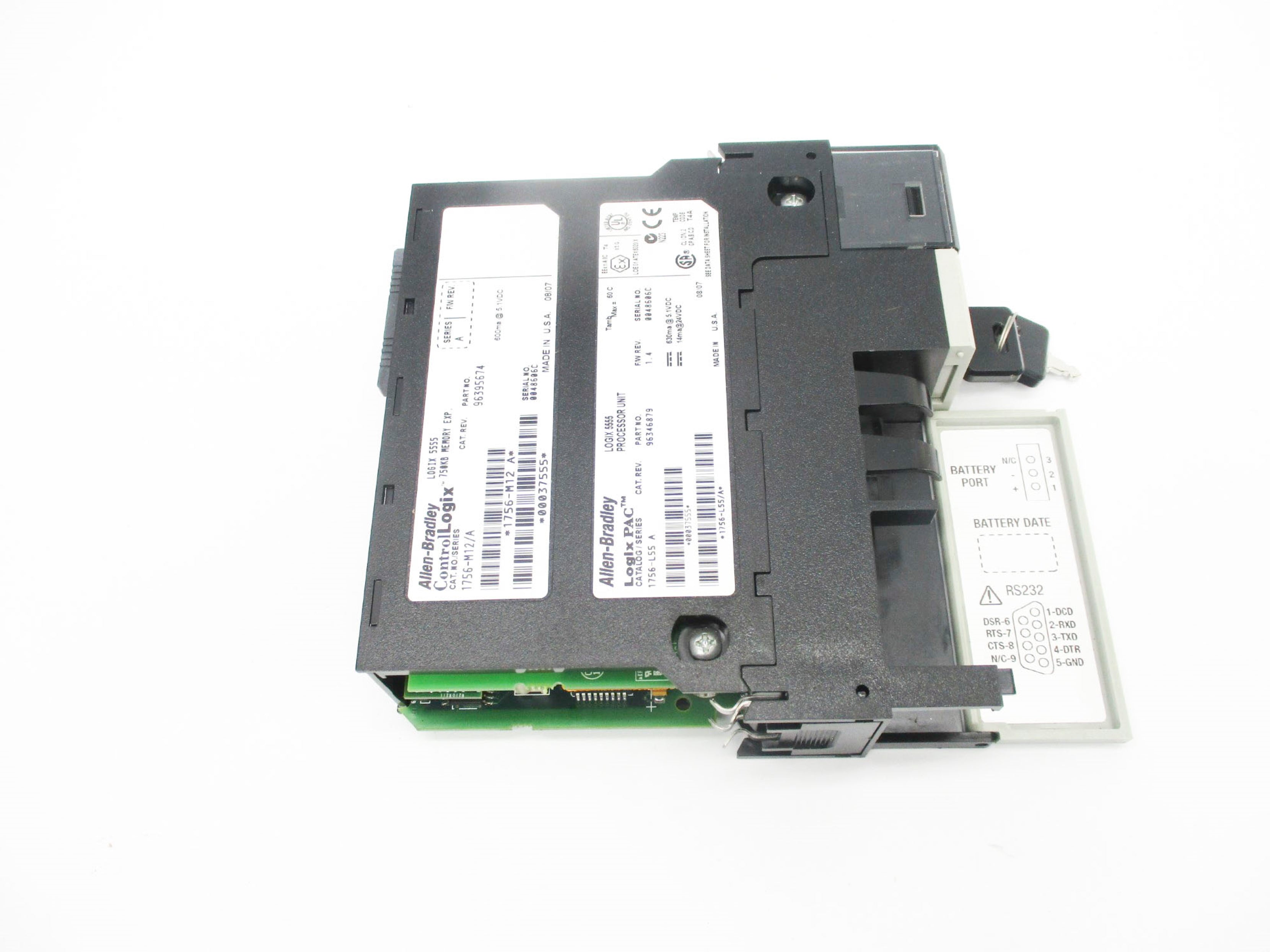 ALLEN BRADLEY 1756-L55M12 SER. A F/W 1.4 NSMP