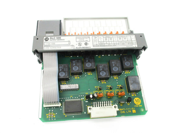 ALLEN BRADLEY 1746-OX8 SER. A (AS PICTURED) NSMP
