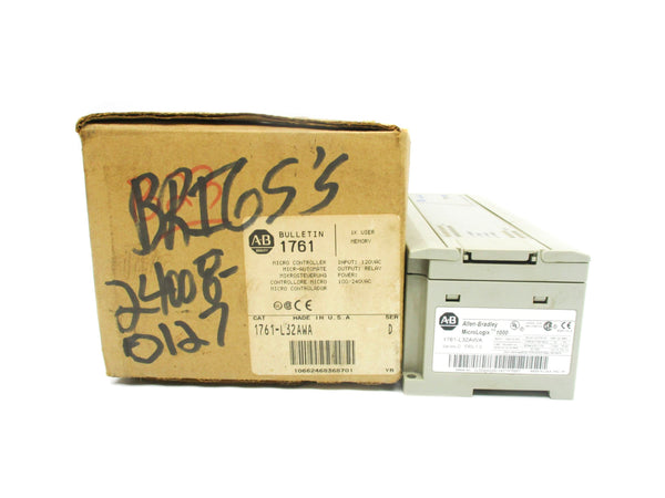 ALLEN BRADLEY 1761-L32AWA SER. D F/W 1.0 NSMP