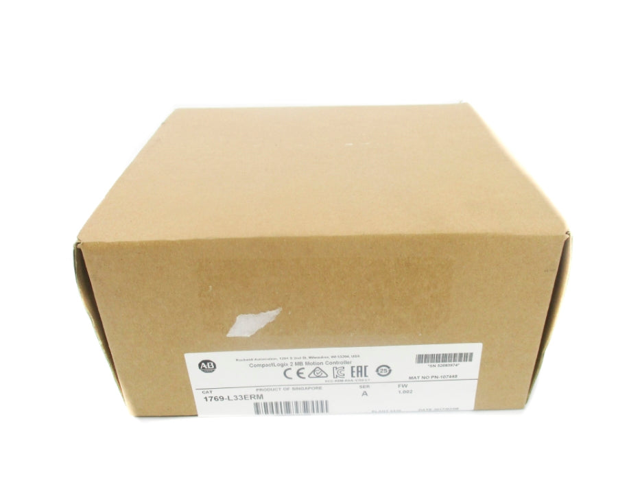 ALLEN BRADLEY 1769-L33ERM SER. A F/W 1.002 DATE: 2017 NSFS