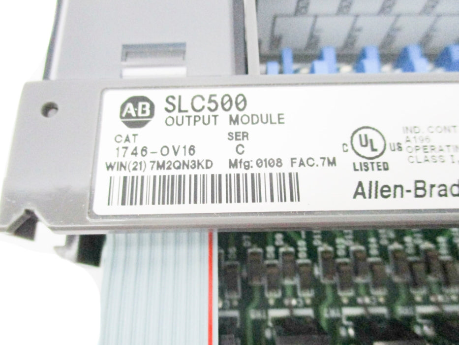 ALLEN BRADLEY 1746-OV16 SER. C 10-50VDC NSNP