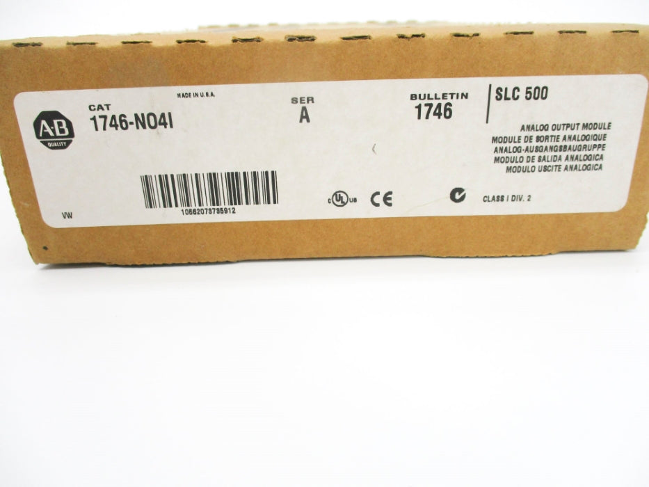 ALLEN BRADLEY 1746-NO4I SER. A NSFS