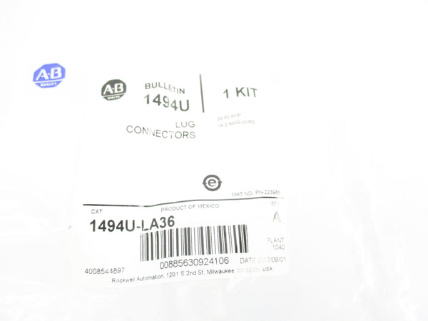 ALLEN BRADLEY 1494U-LA36 SER. A NSMP