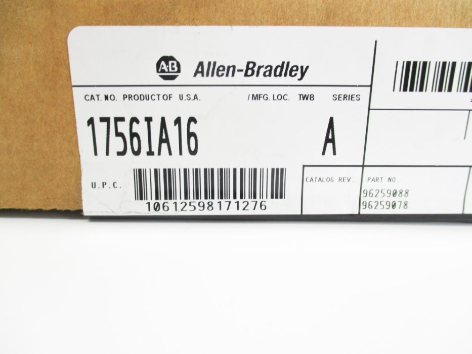 ALLEN BRADLEY 1756-IA16 SER. A  F/W 3.2 DATE: 2010 NSFS