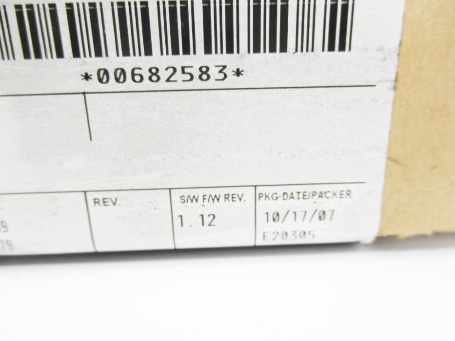 ALLEN BRADLEY 1756-IF6I SER. A F/W 1.12 DATE: 2007 NSFS