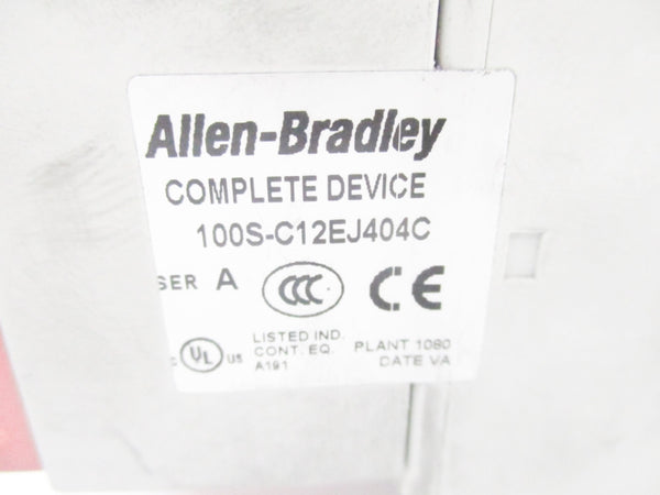 ALLEN BRADLEY 100S-C12EJ404C SER. A 24VDC (AS PICTURED) NSNP