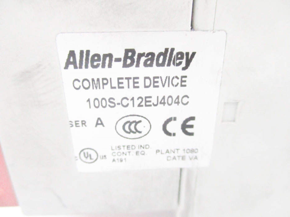 ALLEN BRADLEY 100S-C12EJ404C SER. A 24VDC (AS PICTURED) NSNP