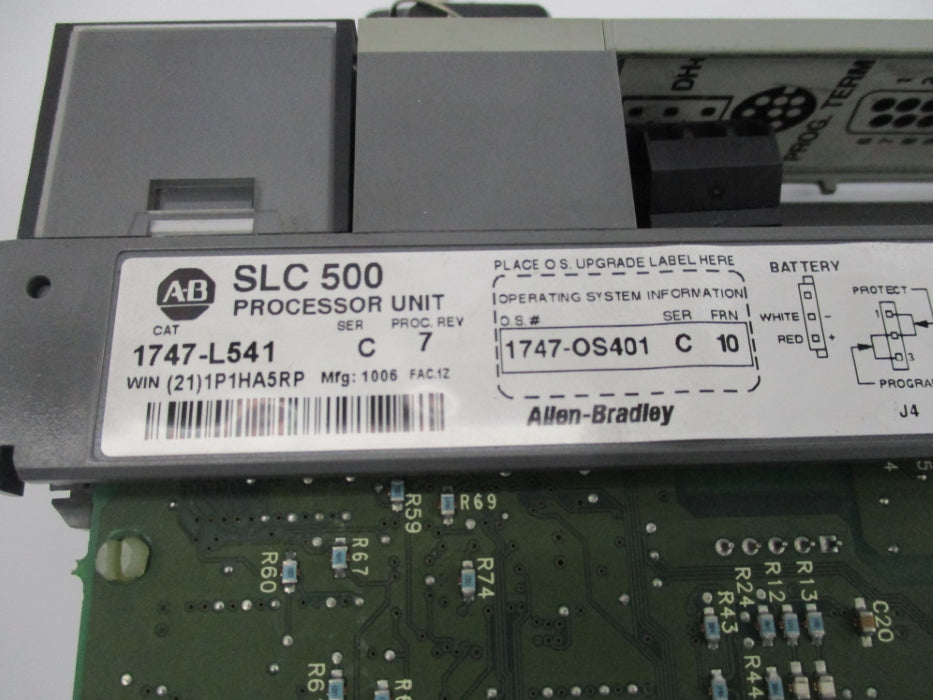 ALLEN BRADLEY 1747-L541 SER. C F/W 10 NSNP