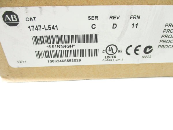 ALLEN BRADLEY 1747-L541 SER. C F/W 11 NSFS