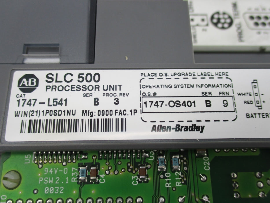 ALLEN BRADLEY 1747-L541 SER. B F/W 9 NSNP