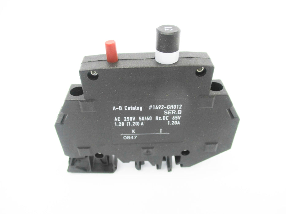 ALLEN BRADLEY 1492-GH012 SER. B 250VAC/65VDC 1.20A NSMP