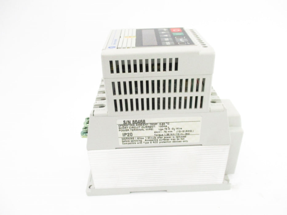 ALLEN BRADLEY 160-BA04NPS1P1 SER. B F/W 5.01 380-460V 4.6A NSNP