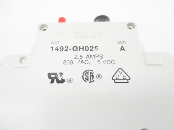 ALLEN BRADLEY 1492-GH025 SER. A 250V 2.5A NSNP